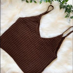 OAK+FORT cable knit tank top